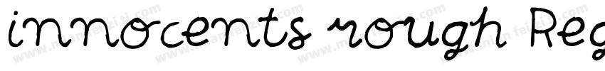 innocents rough Regula字体转换